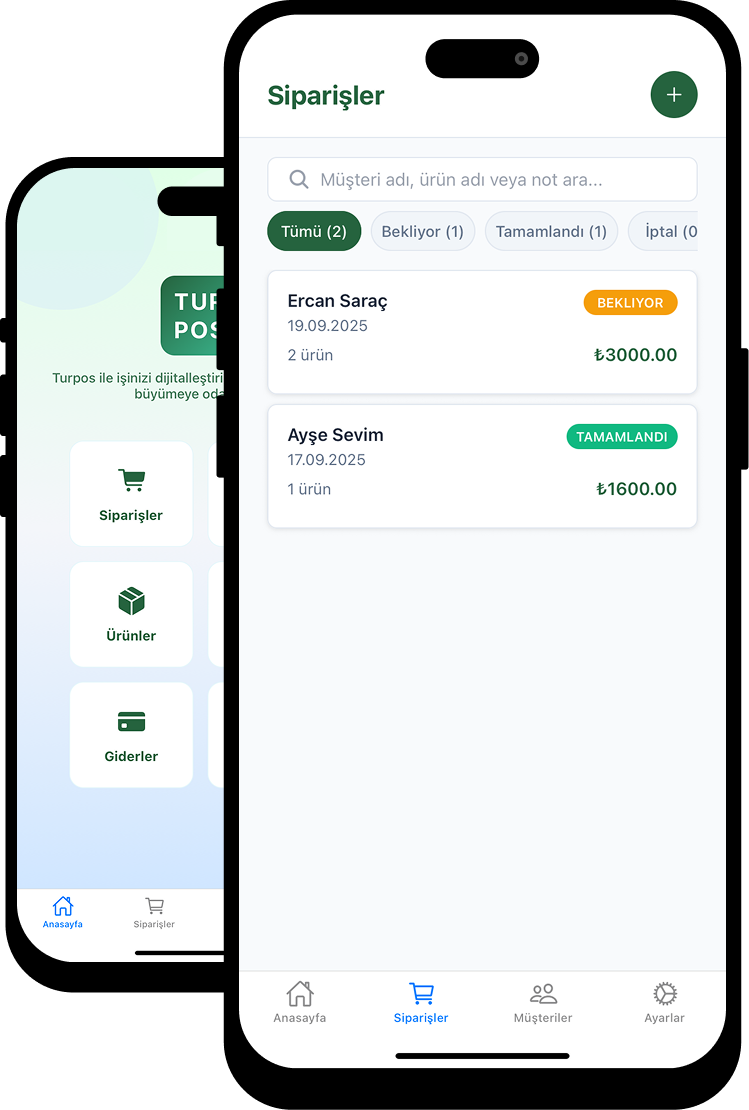 Turpos Uygulama Ekranı